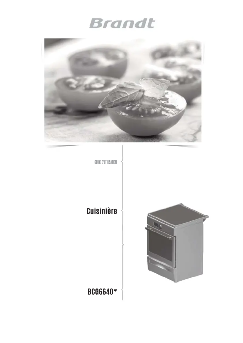 Image de la première page du manuel de l'appareil BCG6640W