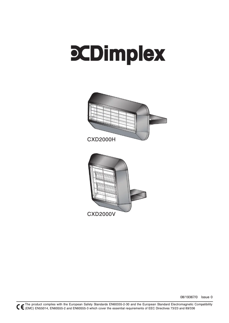 Page 1 de la notice Manuel utilisateur Dimplex CXD2000H