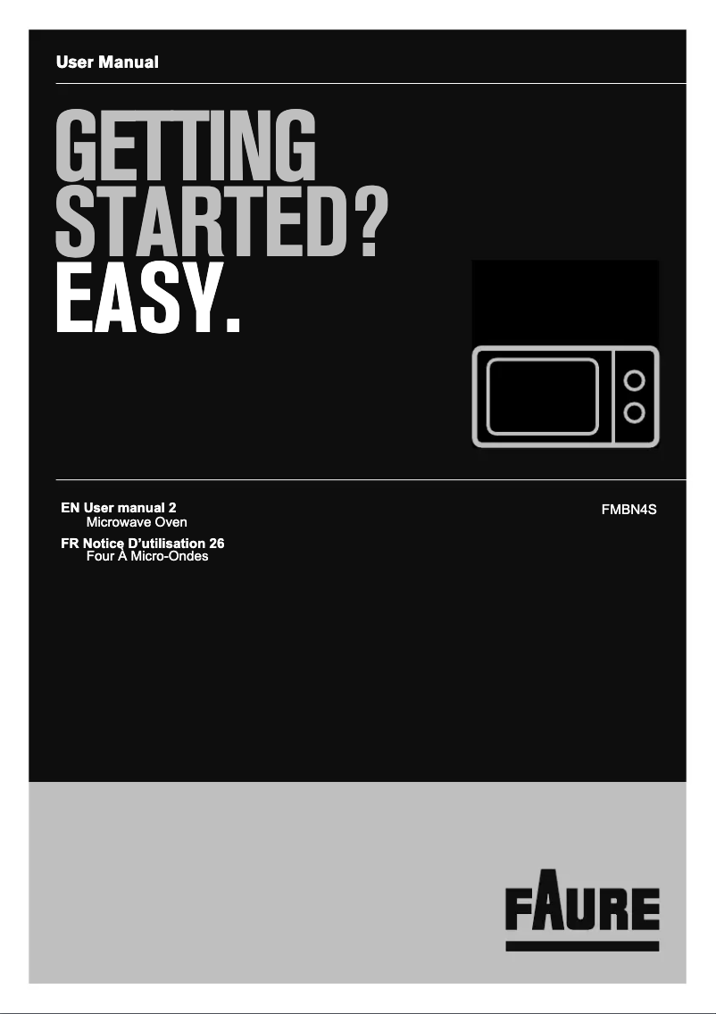 Page 1 de la notice Manuel utilisateur Electrolux FMBN4SX