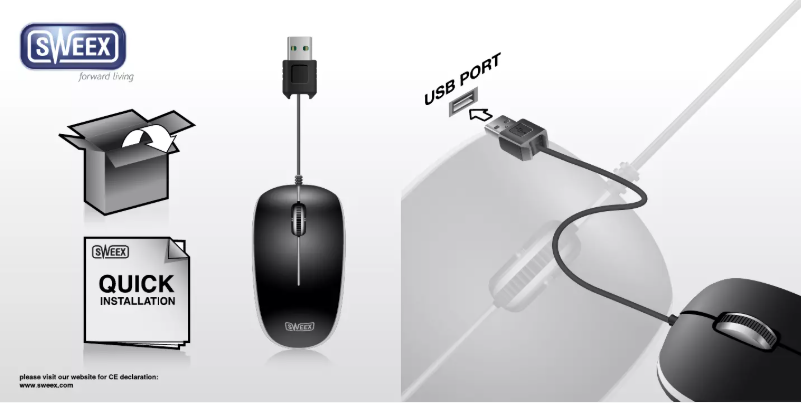 Page n°1 - Manuel utilisateur Sweex Silver USB MI502
