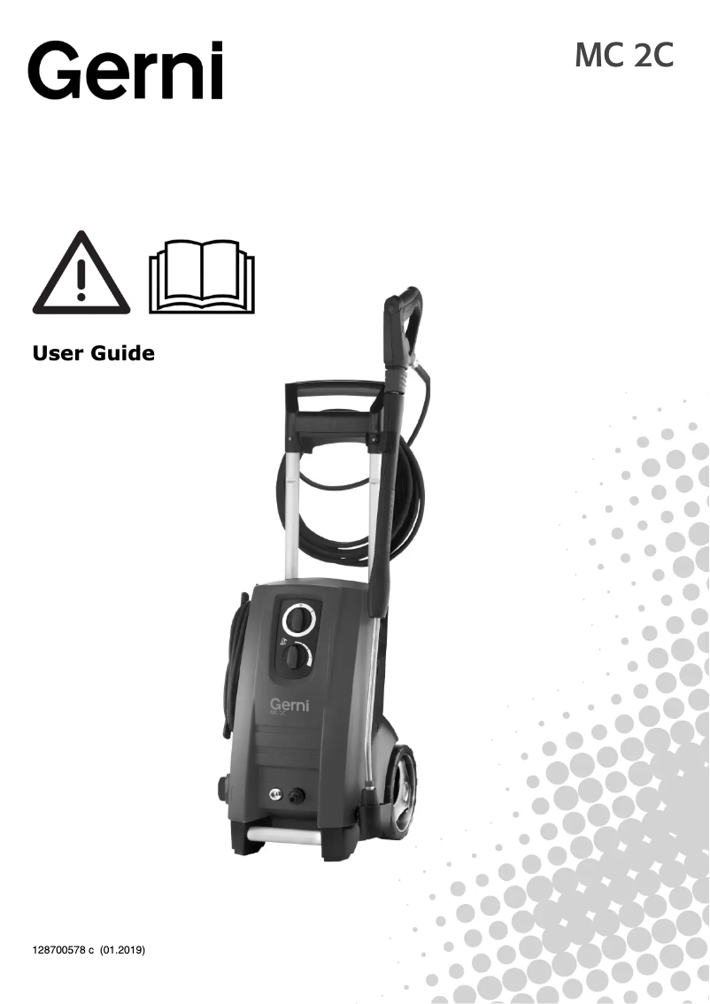 Image de la première page du manuel de l'appareil GERNI POSEIDON 2