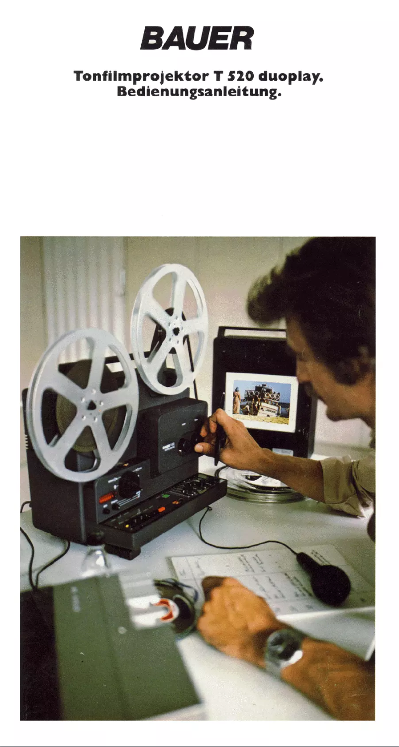 Image de la première page du manuel de l'appareil T520 Duoplay