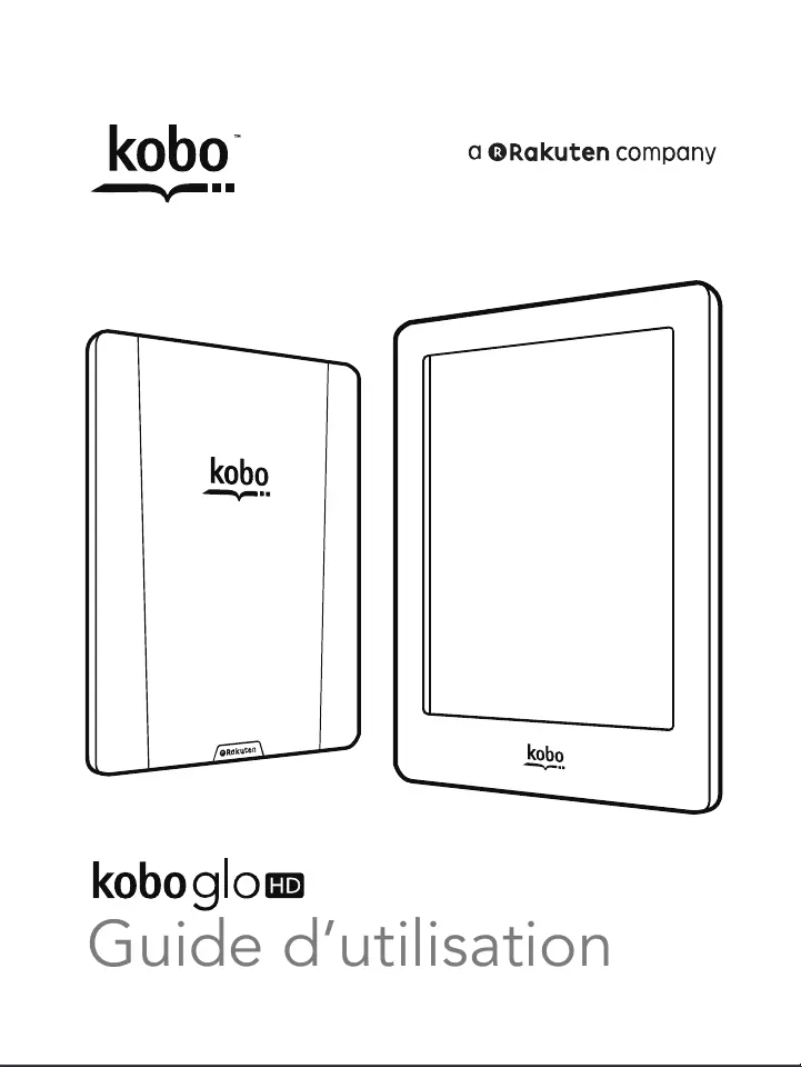 Page n°1 - Manuel utilisateur Kobo Glo HD