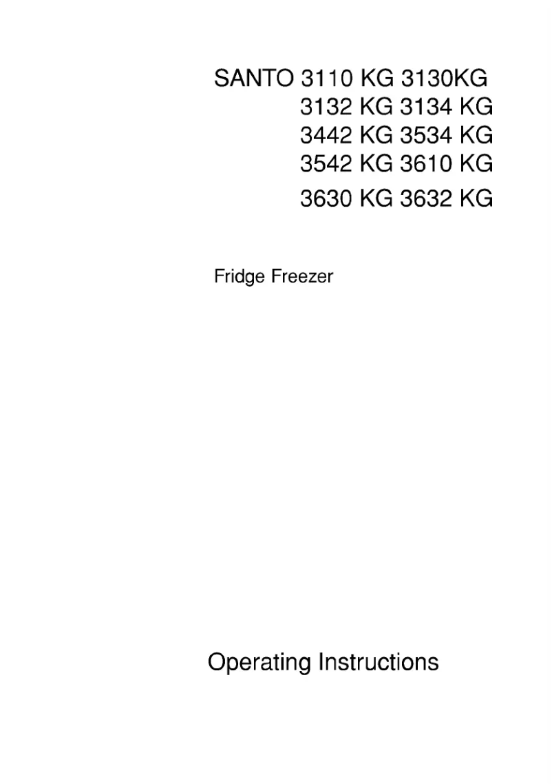Page n°1 - Manuel utilisateur AEG Santo 3542 KG Glassline