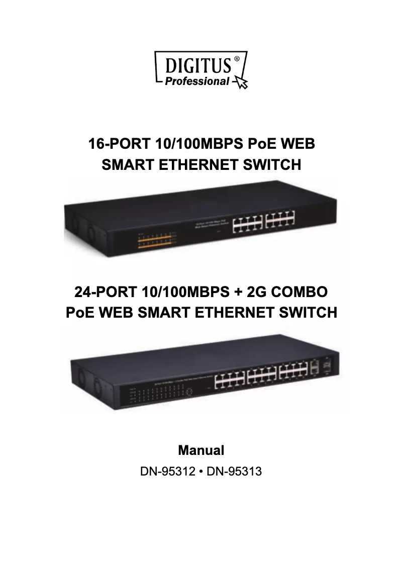 Page n°1 - Manuel utilisateur Digitus DN-95312