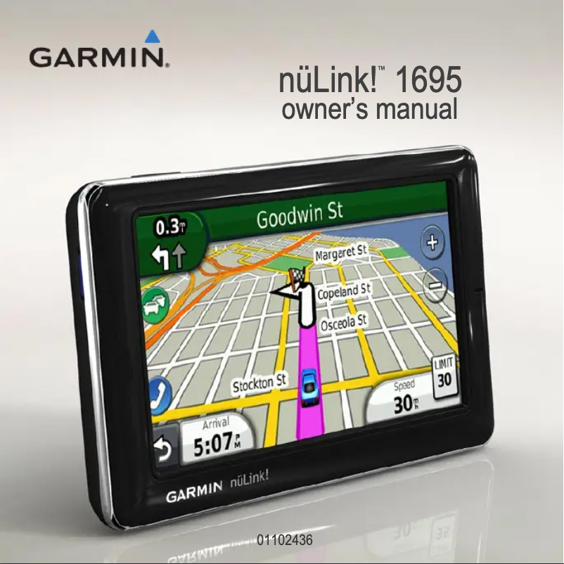 Page n°1 - Manuel utilisateur Garmin nuLink! 1695