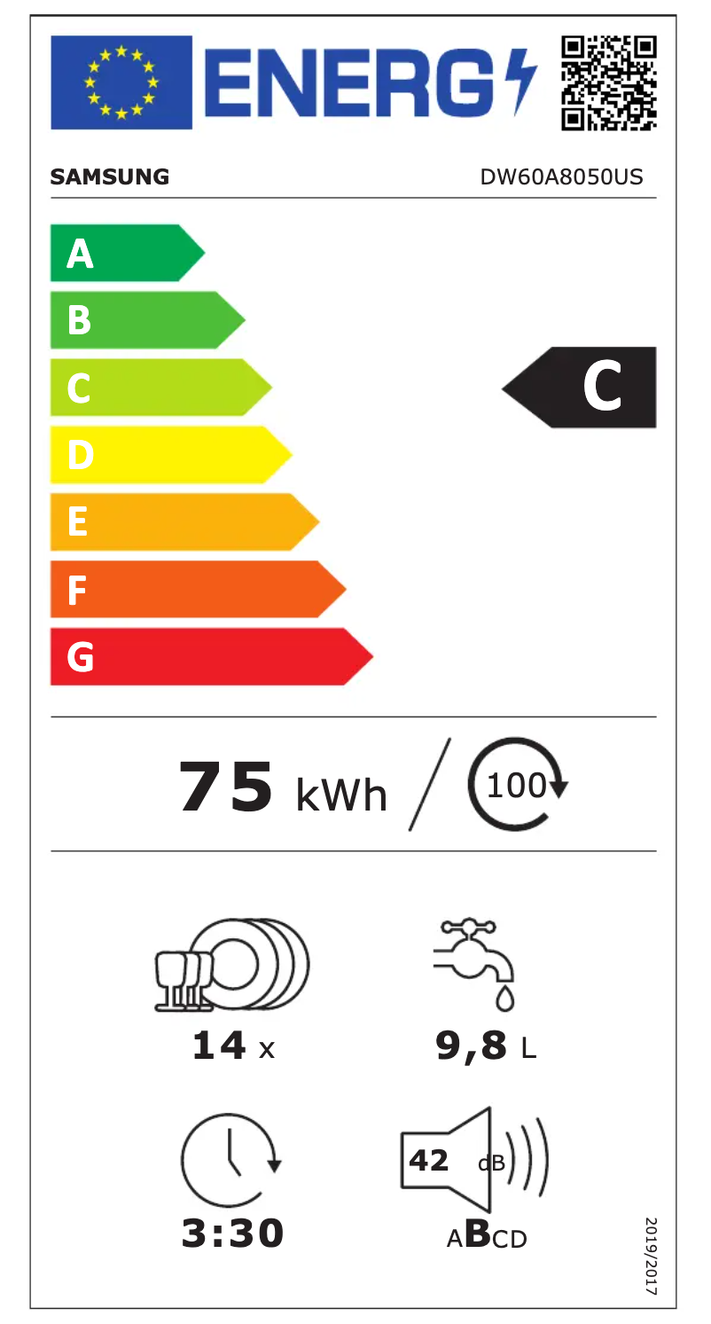 Image de la première page du manuel de l'appareil DW60A8050US