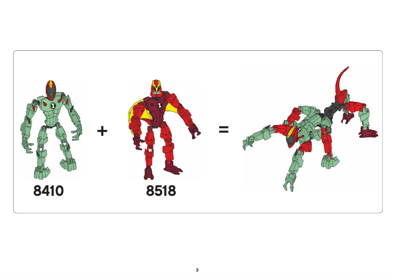 Page n°1 - Manuel utilisateur Lego Jet Ray