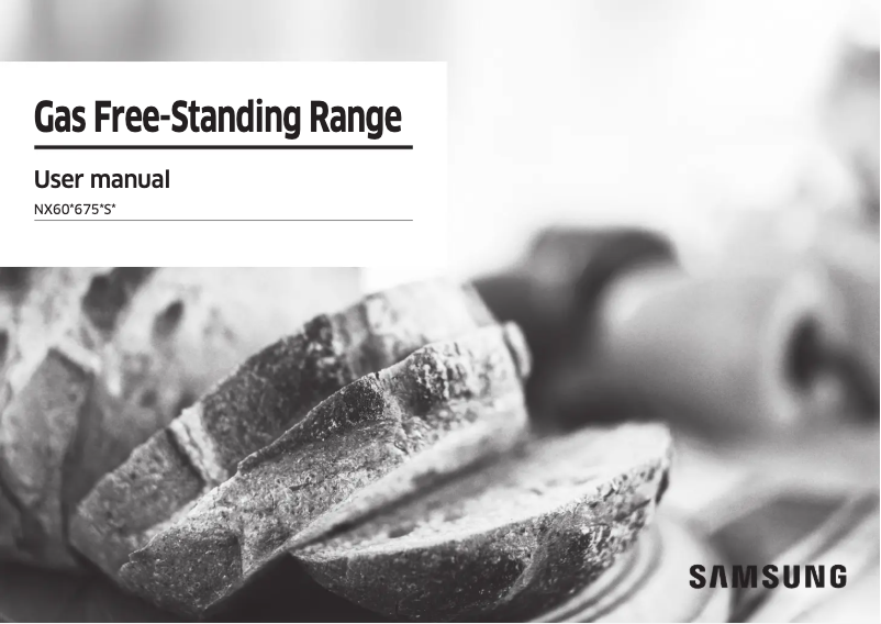 Page n°1 - Manuel utilisateur Samsung NX60A6751SG