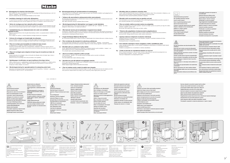 Page n°1 - Manuel utilisateur Miele G 4310 SCU BW