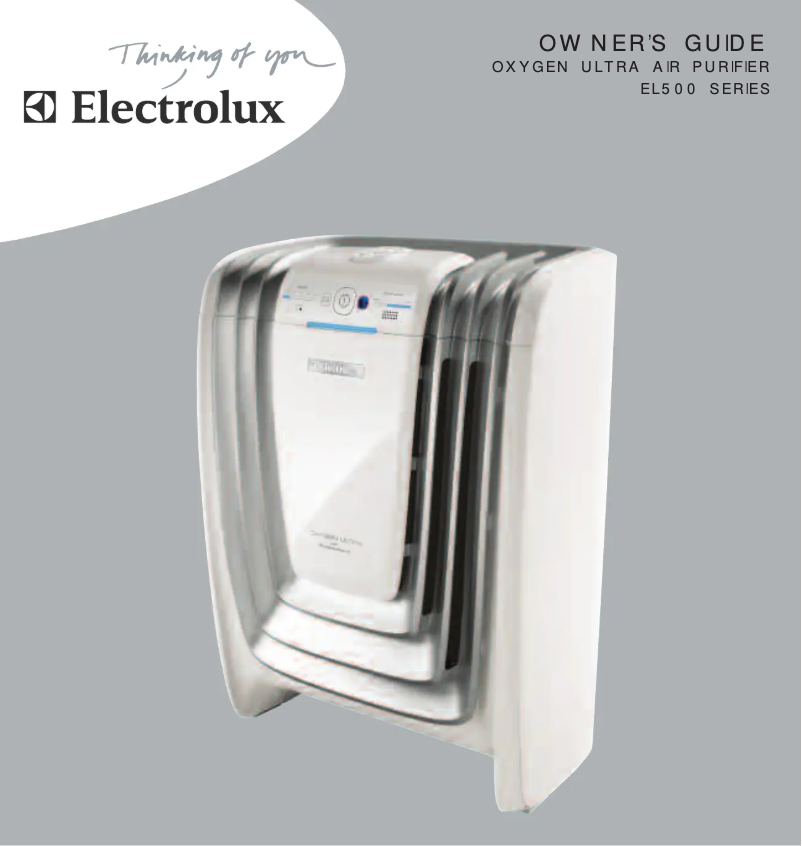 Página 1 del manual Manual de usuario Electrolux Air Purifier EL500A