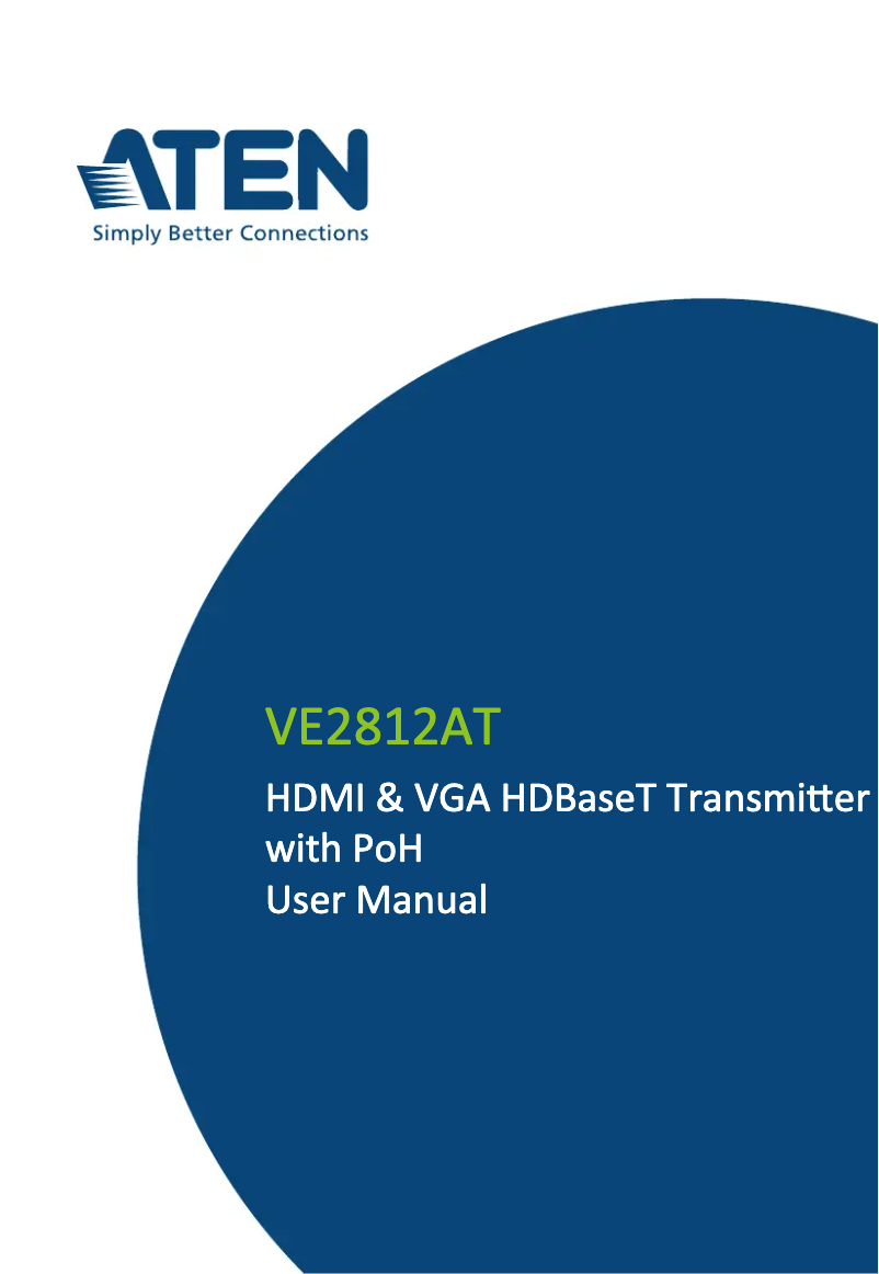 Image de la première page du manuel de l'appareil VE2812AT