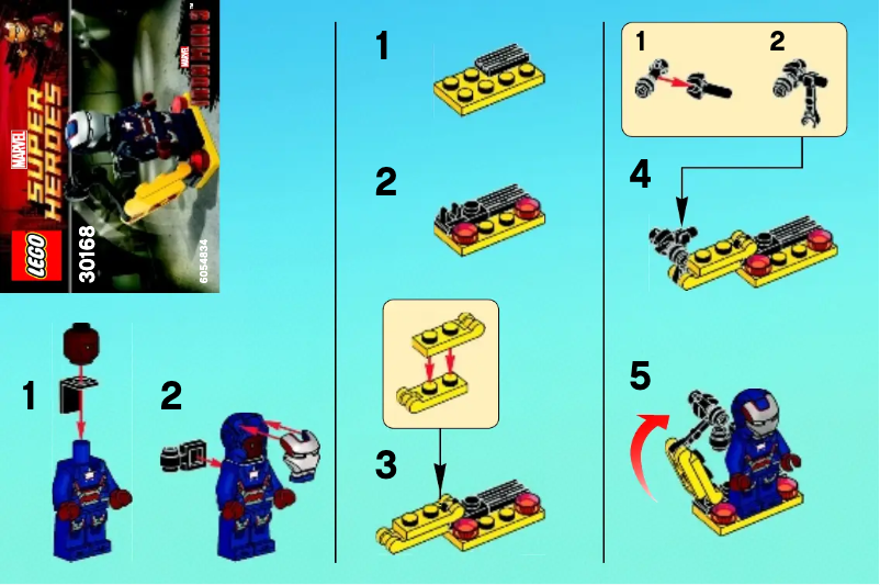Page 1 de la notice Manuel utilisateur Lego Gun mounting system