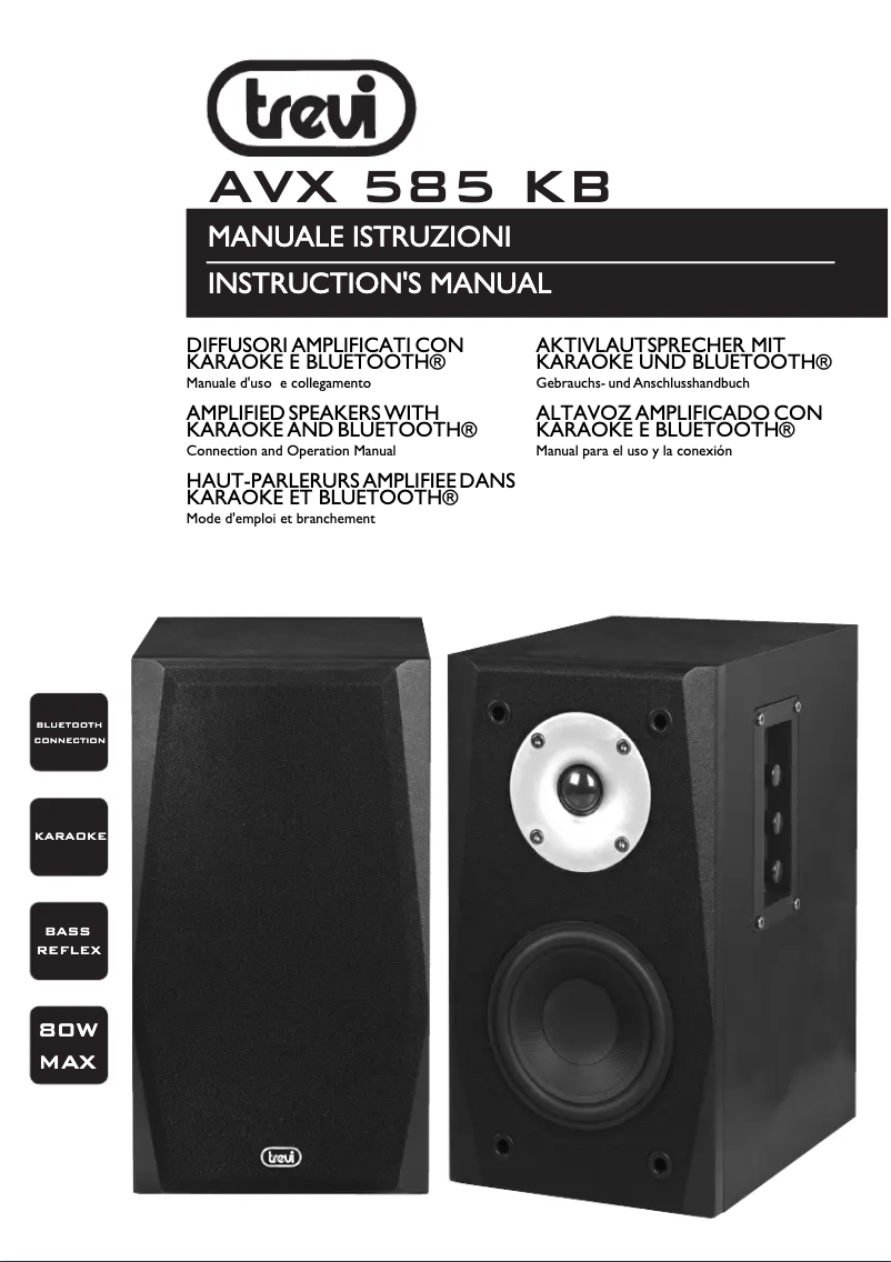 Page n°1 - Manuel utilisateur Trevi AVX 585 KB