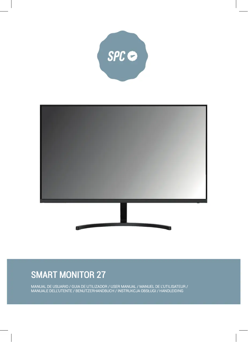 Page 1 de la notice Manuel utilisateur SPC SMART MONITOR 27