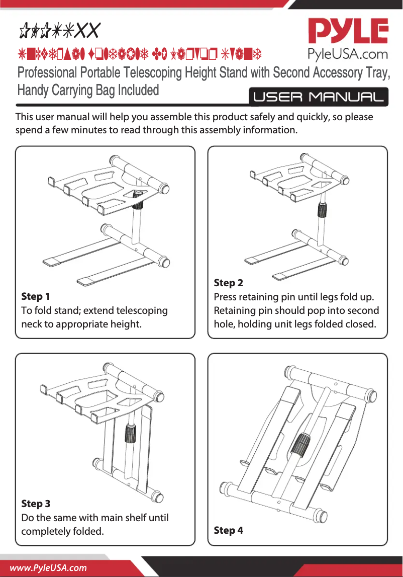 Imagen de la primera página del manual del dispositivo PLPTS55