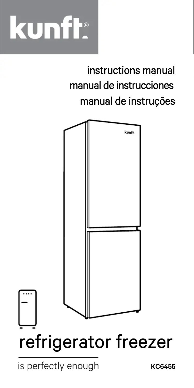 Página 1 del manual Manual de usuario Kunft KC6455