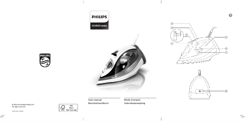 Página 1 del manual Manual de usuario Philips Azur GC4537