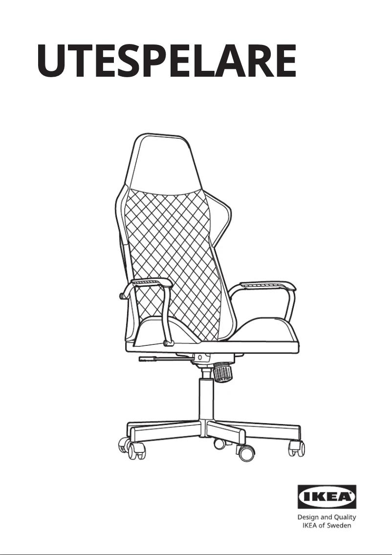 Image de la première page du manuel de l'appareil UTESPELARE 105.076.16