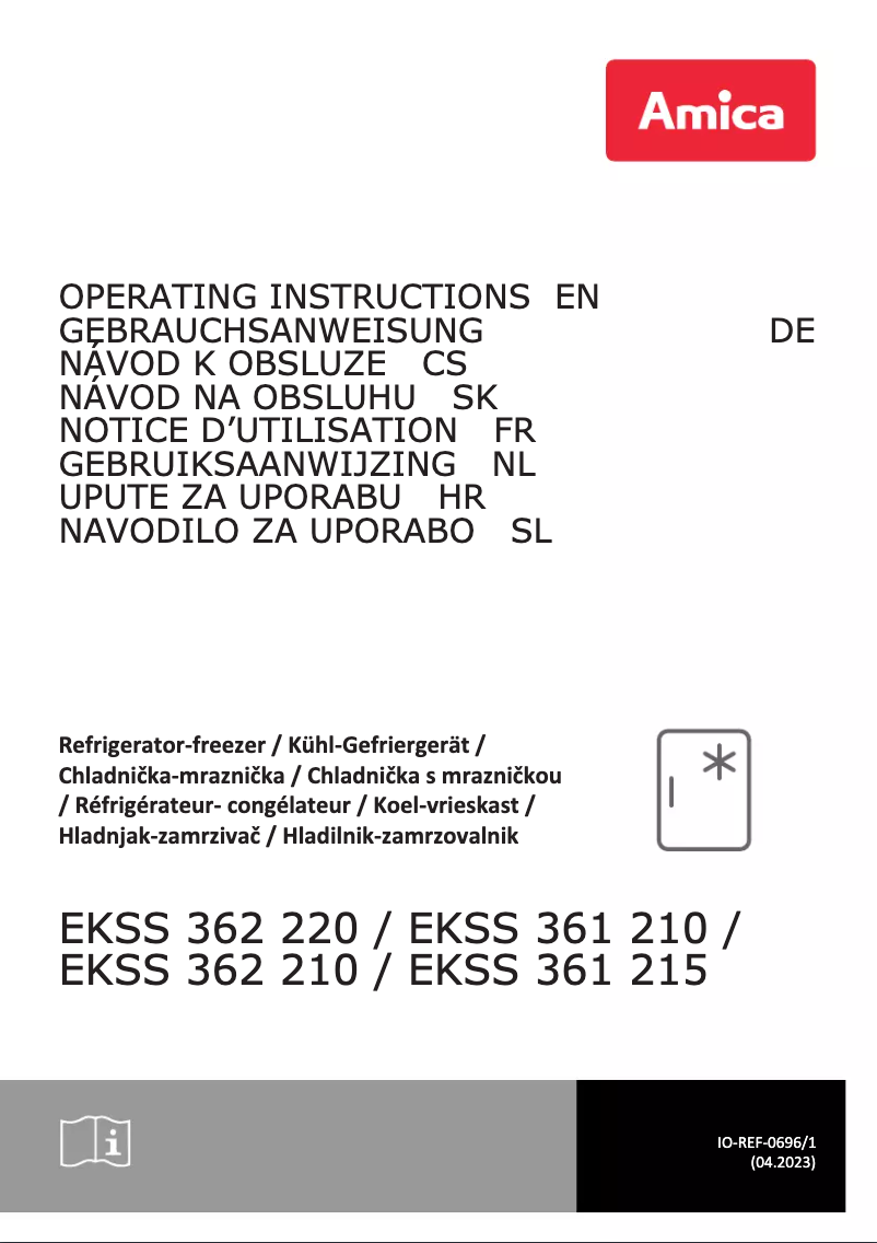 Image de la première page du manuel de l'appareil EKSS 361 215
