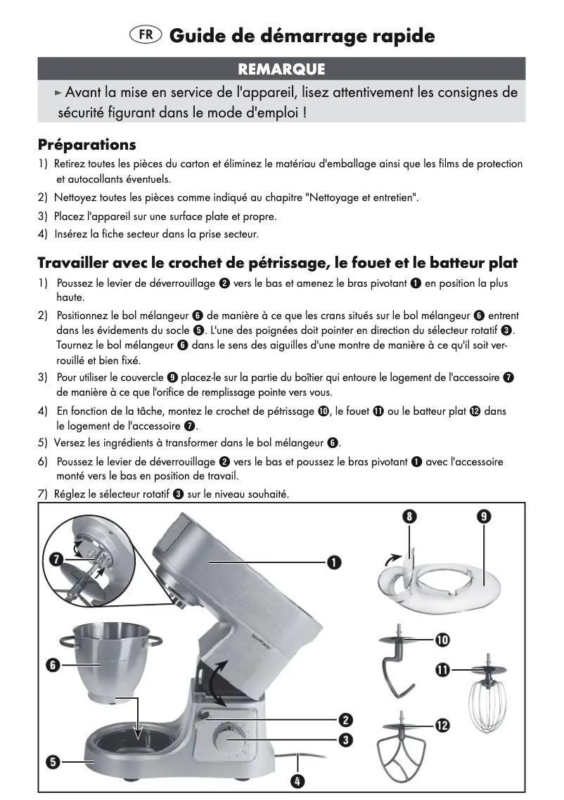 Image de la première page du manuel de l'appareil SKMP 1300 C1