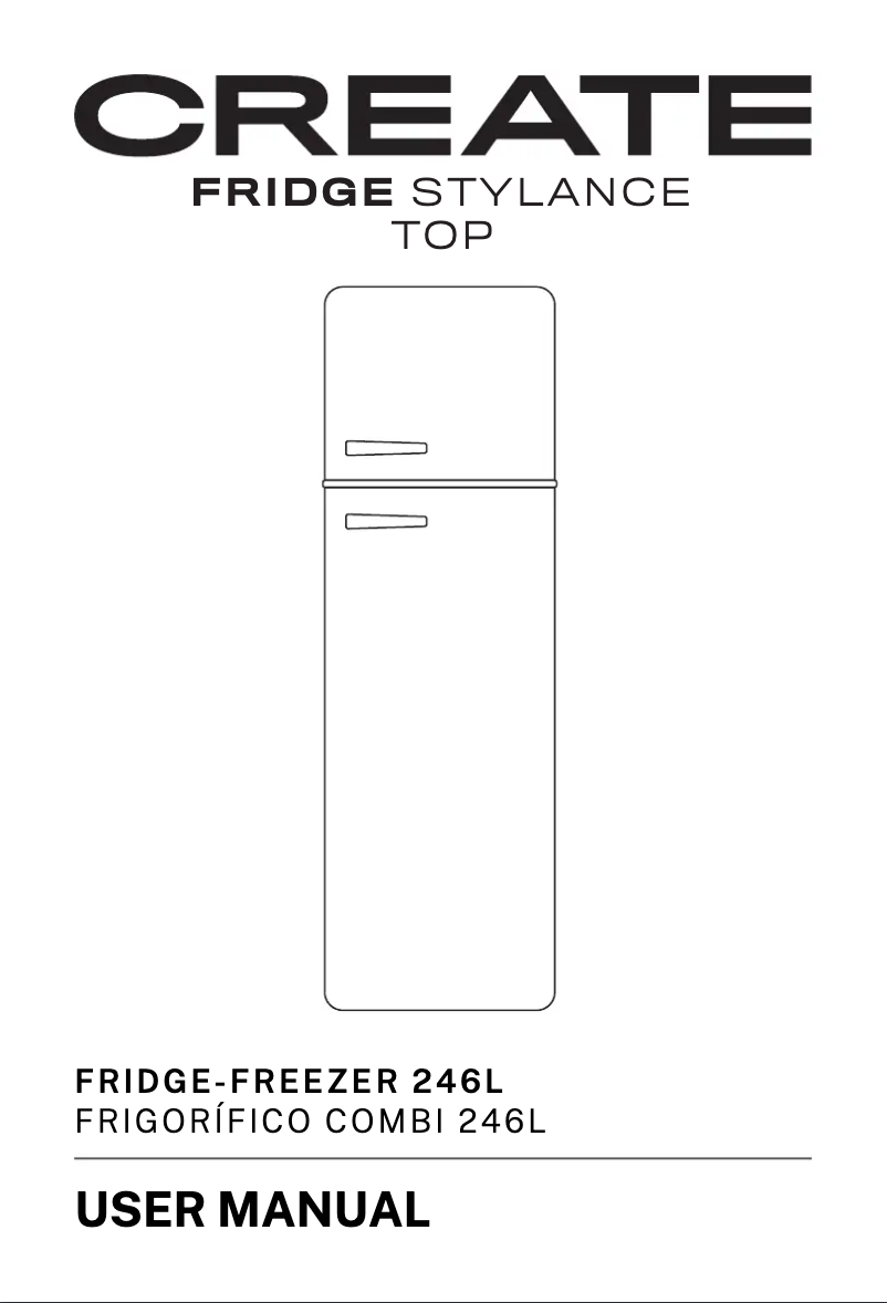 Page 1 de la notice Manuel utilisateur Create Fridge Stylance