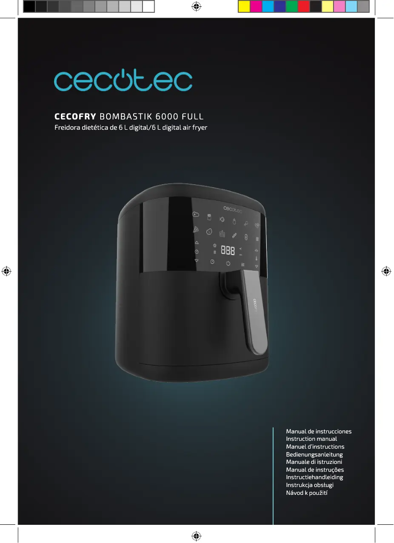 Image de la première page du manuel de l'appareil Cecofry Bombastik 6000 Full