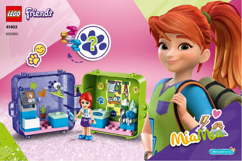 Page 1 de la notice Manuel utilisateur Lego Friends 41403
