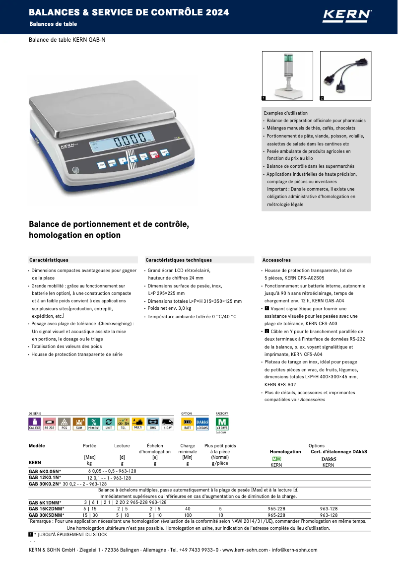 Image de la première page du manuel de l'appareil GAB 6K0.05N