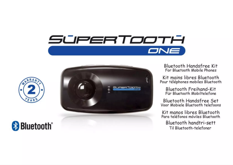 Page 1 de la notice Manuel utilisateur SuperTooth One