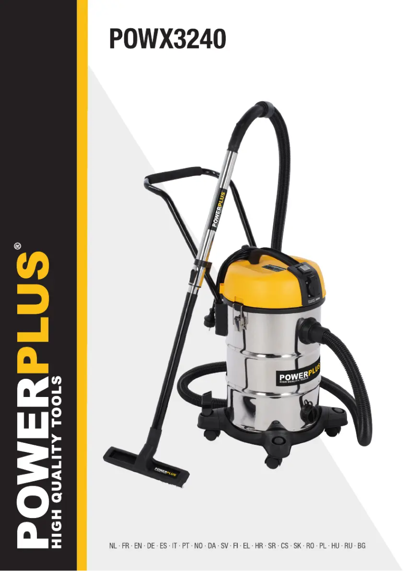 Page n°1 - Manuel utilisateur PowerPlus POWX3240