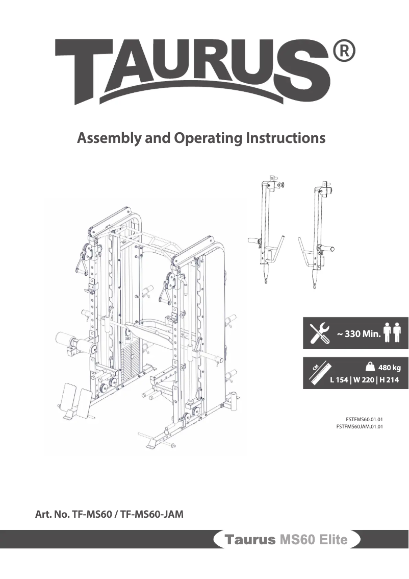 Imagen de la primera página del manual del dispositivo MS60 Elite