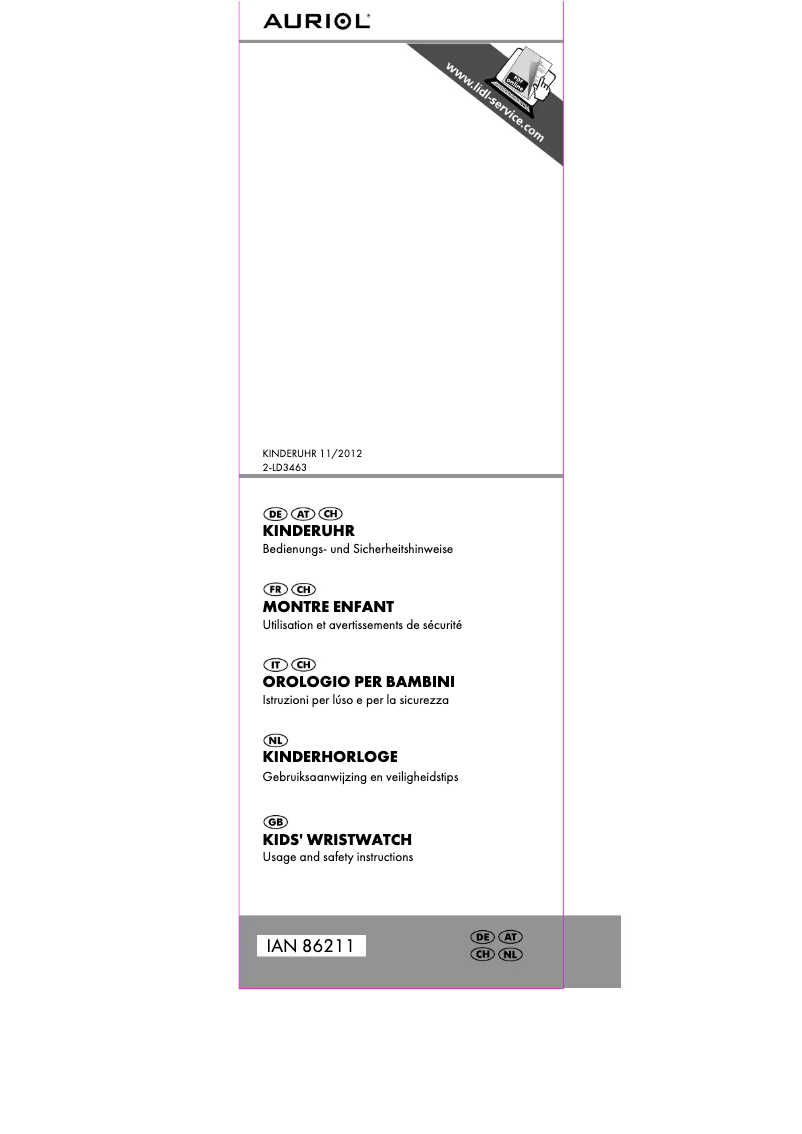 Image de la première page du manuel de l'appareil 2-LD3463