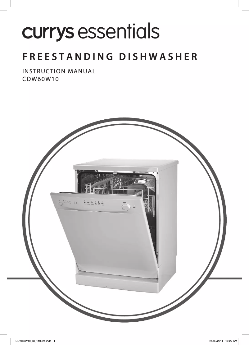 Page n°1 - Manuel utilisateur Currys Essentials CDW60W10