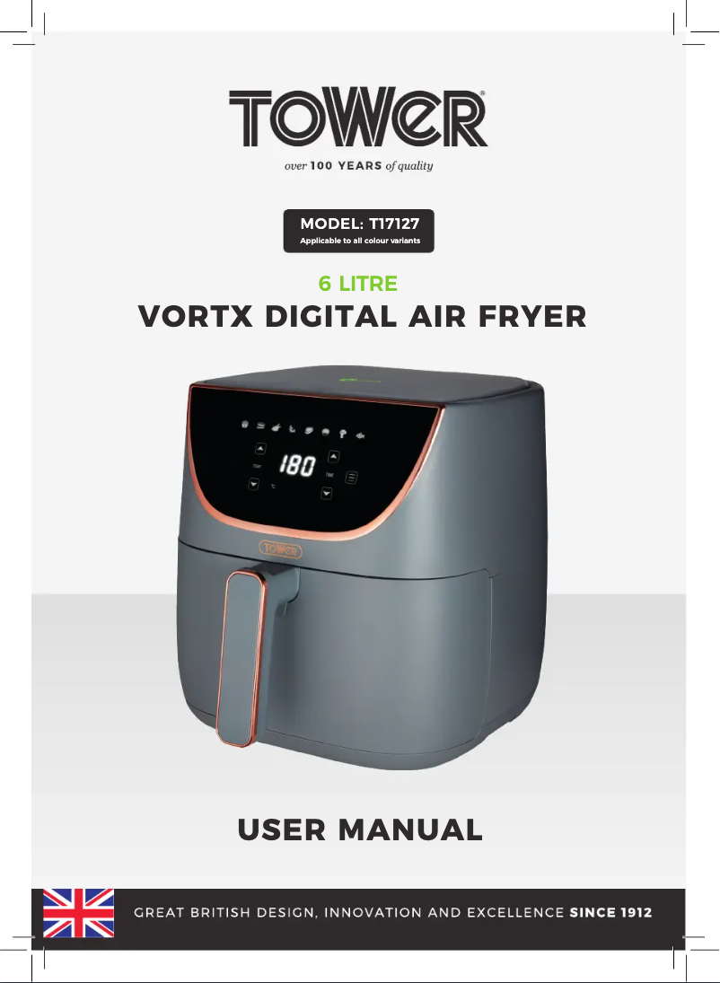 Page 1 de la notice Manuel utilisateur Tower T17127