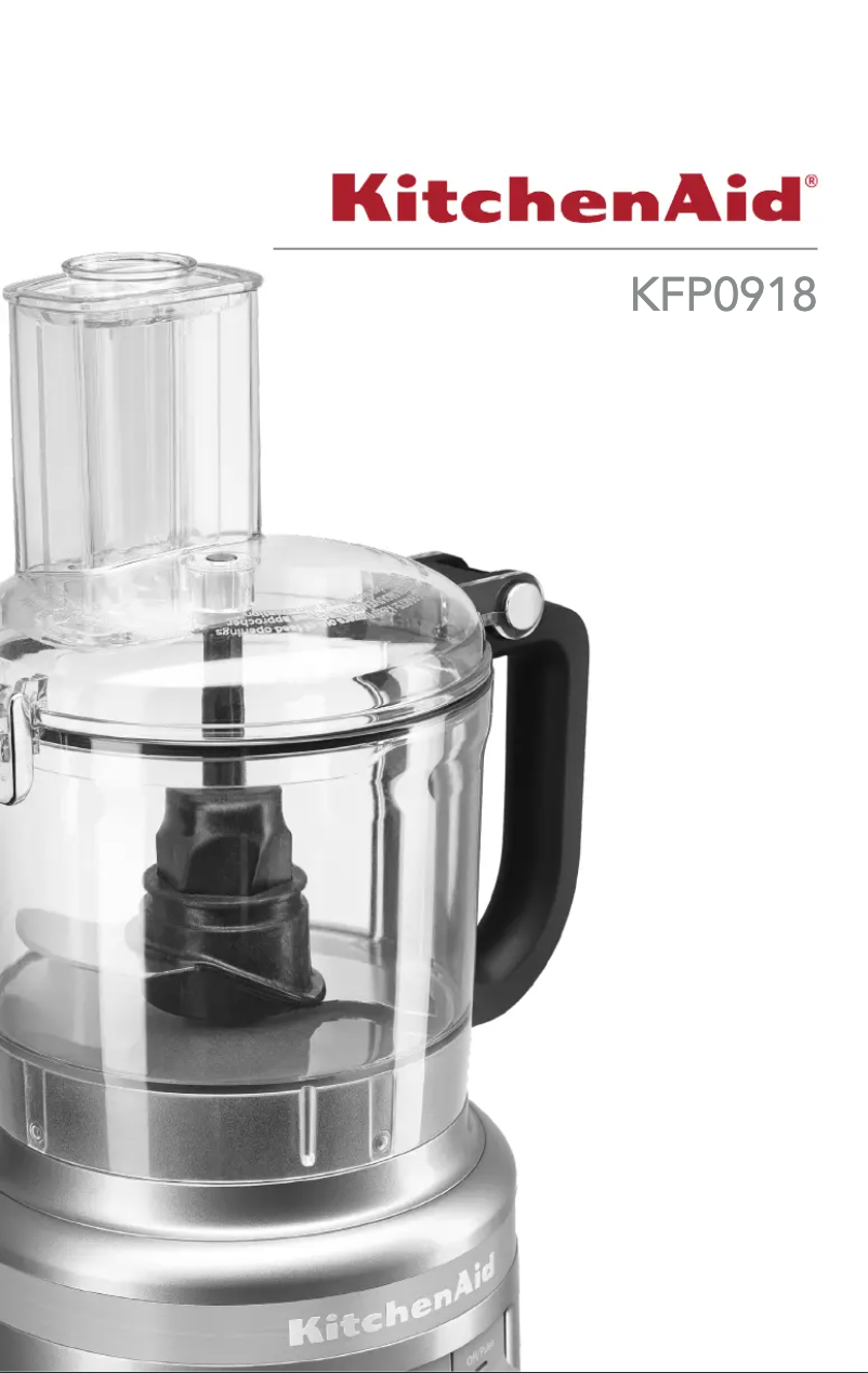 Page n°1 - Manuel utilisateur KitchenAid KFP0918CU