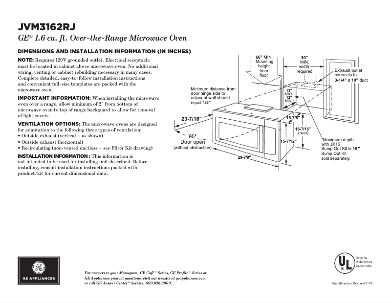 Image de la première page du manuel de l'appareil JVM3162RJSS