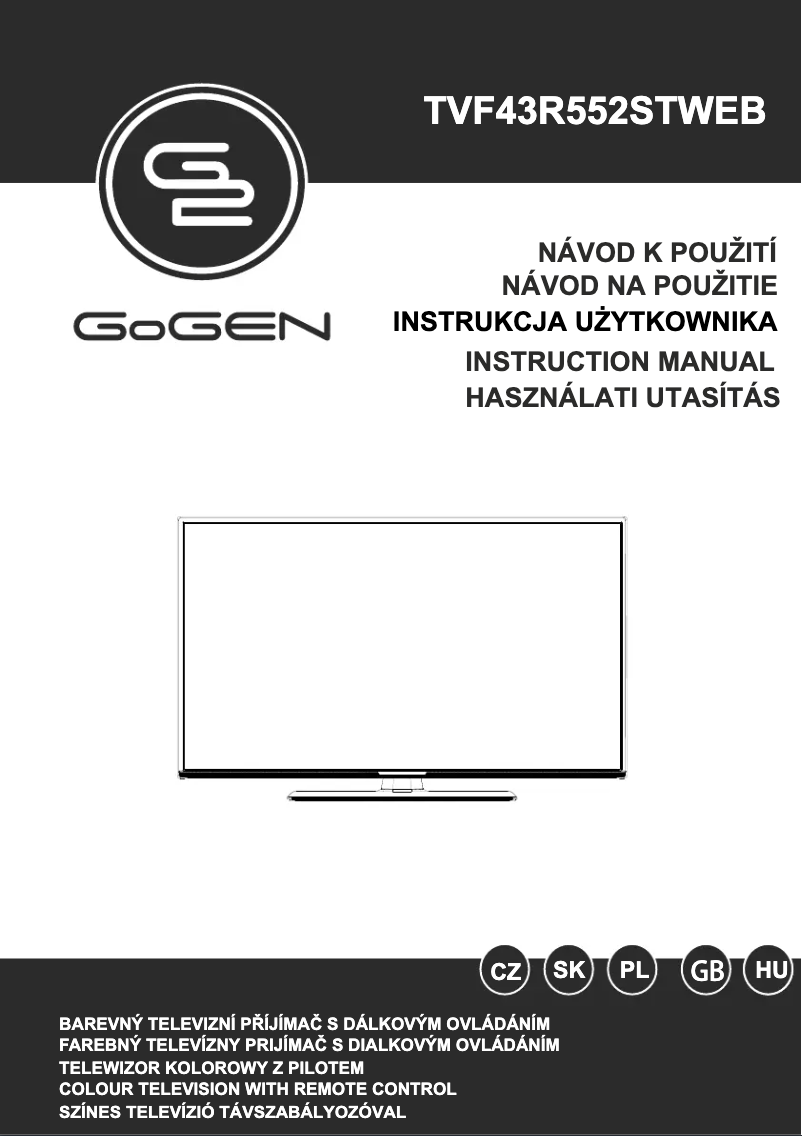 Image de la première page du manuel de l'appareil TVF43R552STWEB