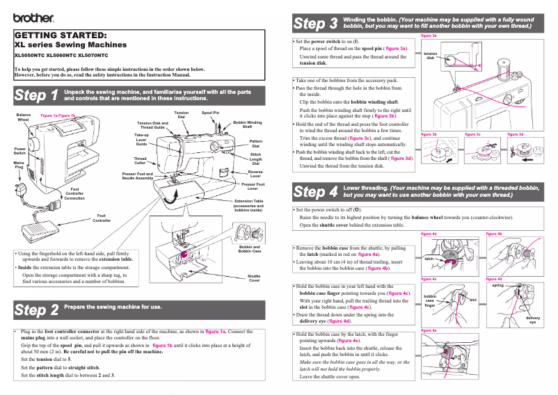 Página 1 del manual Manual de usuario Brother XL-5070