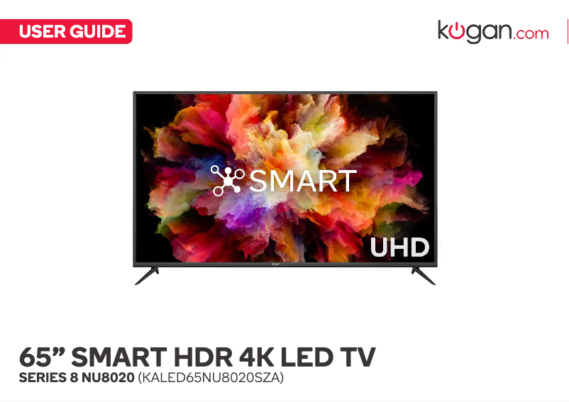 Page 1 de la notice Manuel utilisateur Kogan KALED65NU8020SZA