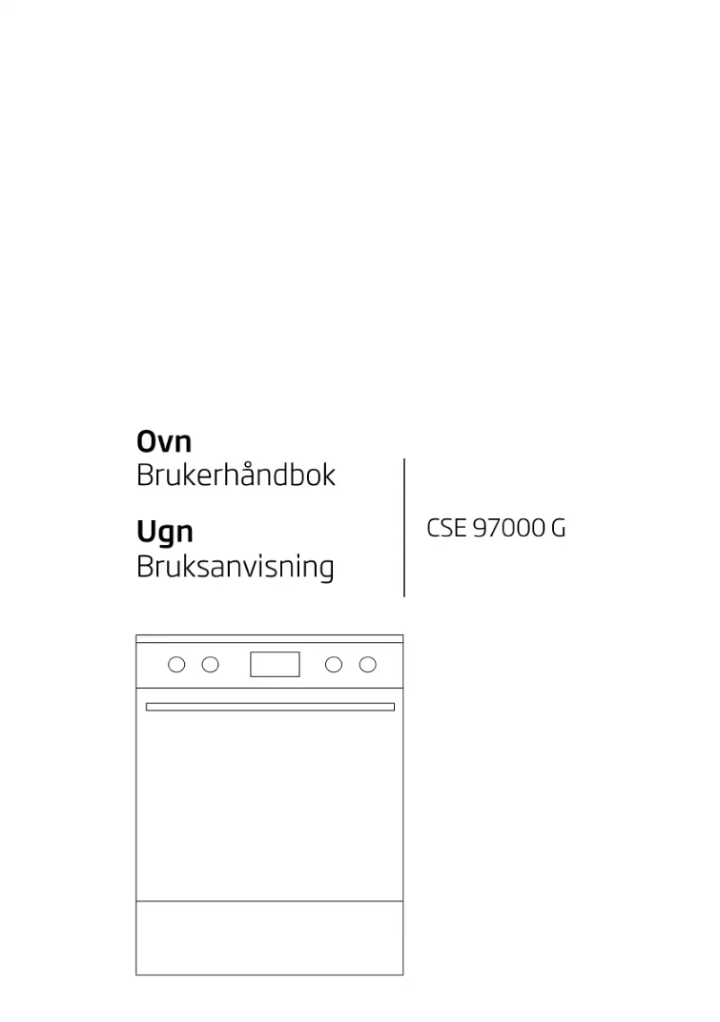 Page 1 de la notice Manuel utilisateur Beko CSE 97000 GW