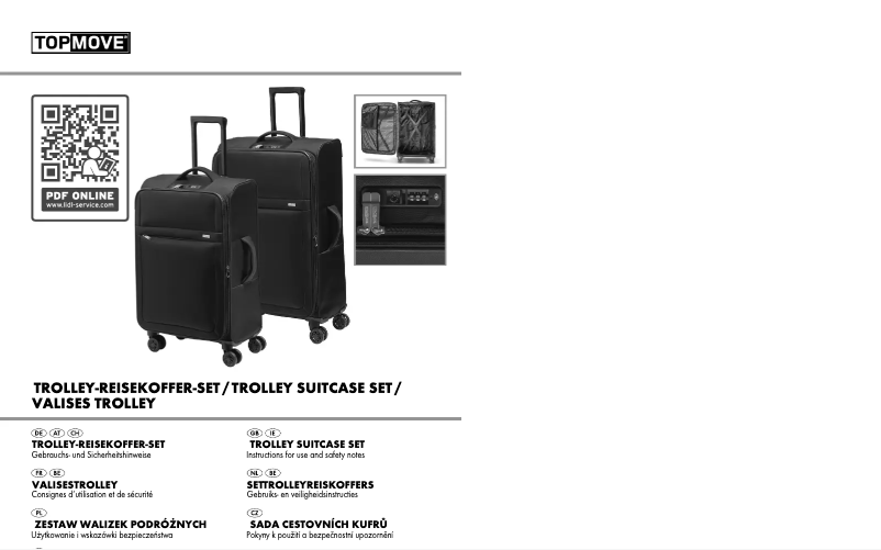 Page n°1 - Manuel utilisateur Topmove IAN 313849