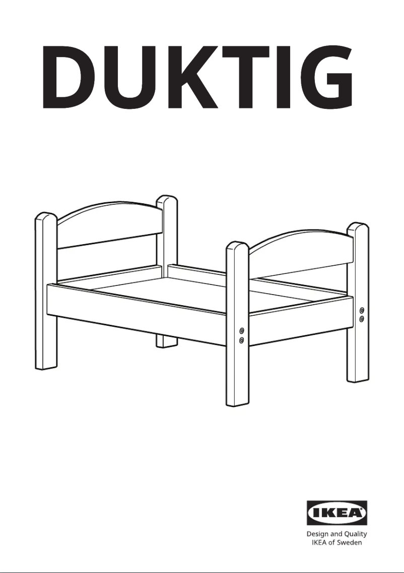 Page 1 de la notice Manuel utilisateur Ikea DUKTIG 505.892.24