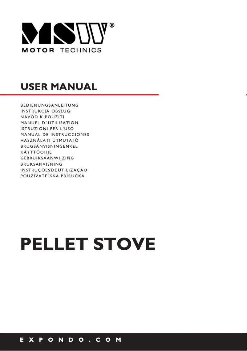 Page n°1 - Manuel utilisateur MSW MSW-PLT-W20