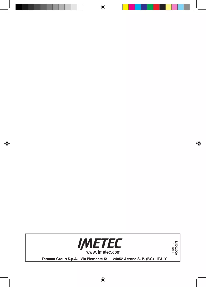 Page 1 de la notice Manuel utilisateur Imetec Living Air C4-100