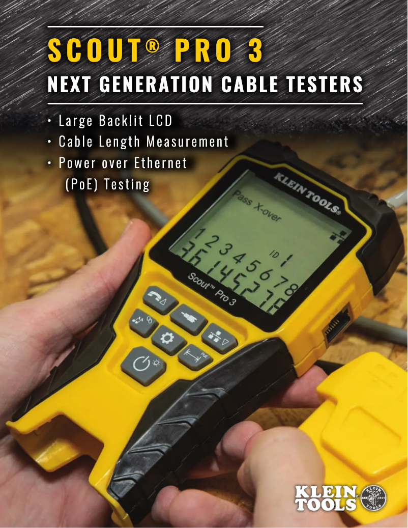 Image de la première page du manuel de l'appareil Scout 3 Pro