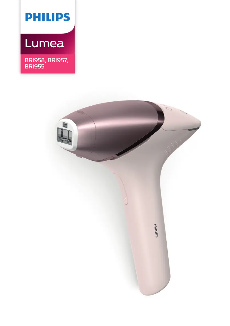 Page n°1 - Manuel utilisateur Philips Lumea BRI973