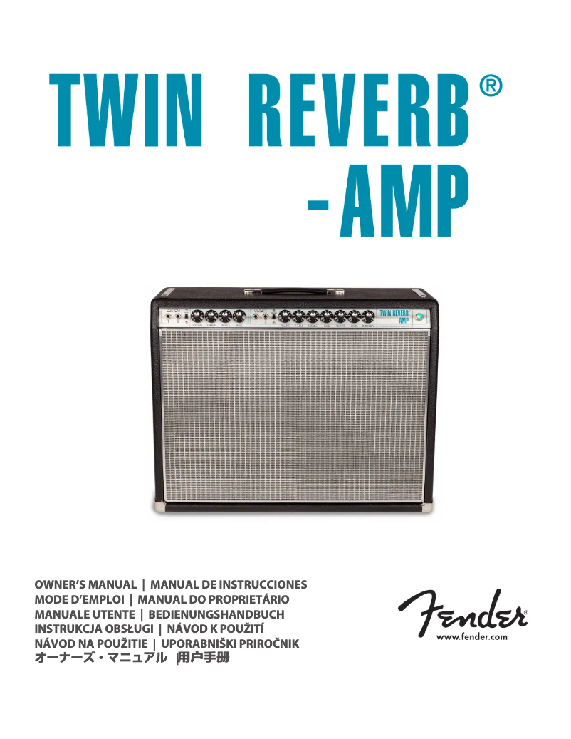 Página 1 del manual Manual de usuario Fender ’68 Custom Twin Reverb