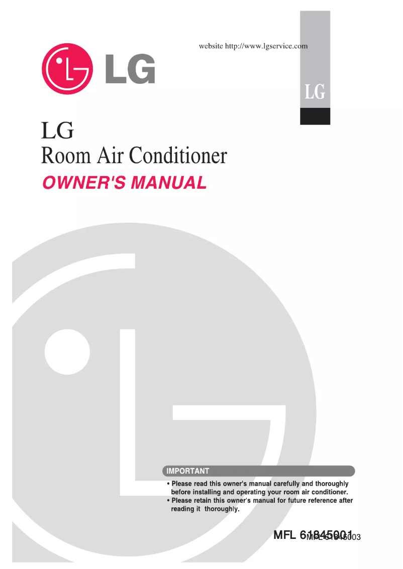 Page n°1 - Manuel utilisateur LG GSNH186TMA0