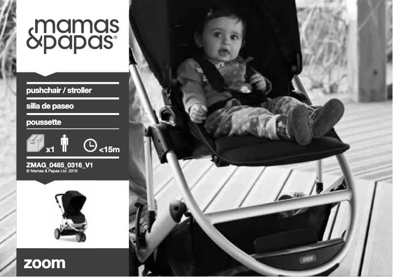 Page n°1 - Manuel utilisateur Mamas & Papas Zoom
